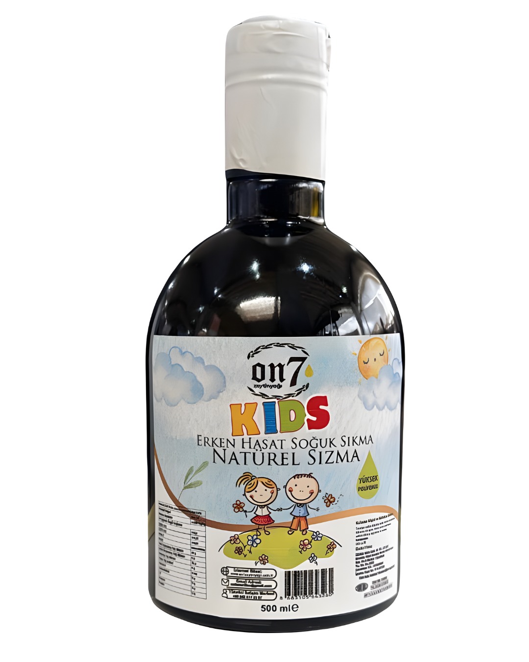 Kids erken hasat soğuk sıkım natürel sızma zeytinyağı 500 ml